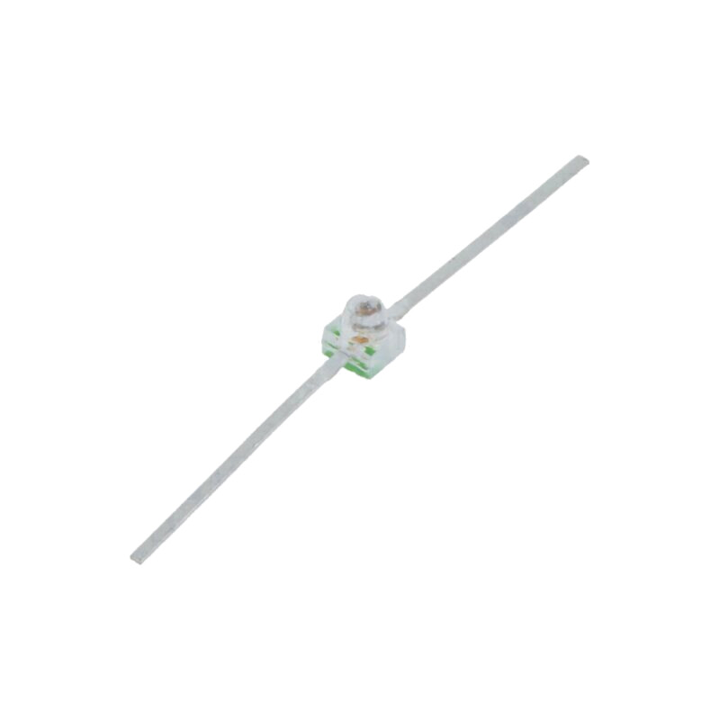LED; verde; 1,65mm; axial; 10÷40mcd; 28°; Parte frontală: convex LED; verde; 1,65mm; axial; 10÷40mcd; 28°; Parte frontală: convex