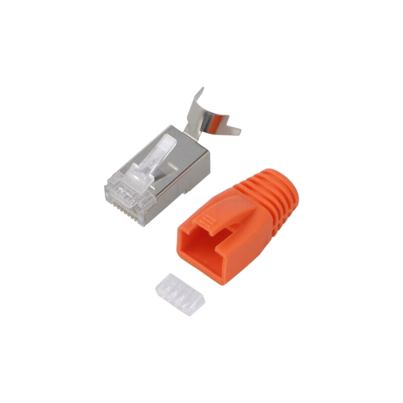 Conector: RJ45; mufă; PIN: 8; Cat: 6a,7; ecranat; 8p8c; 8mm; 23AWG