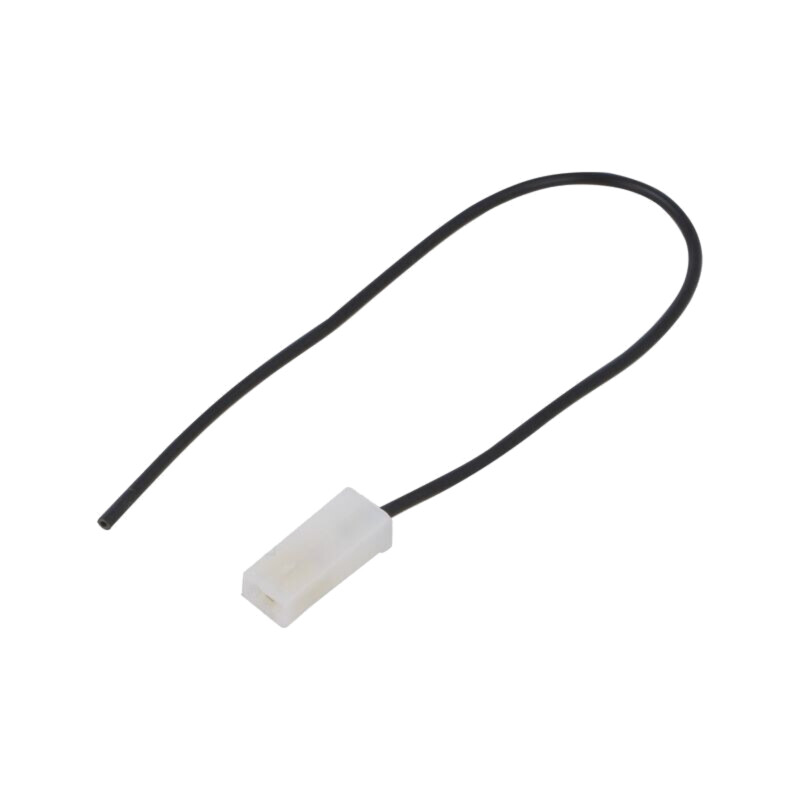 Cable: cable with crimped terminals; black; Len: 250mm; H05V-K