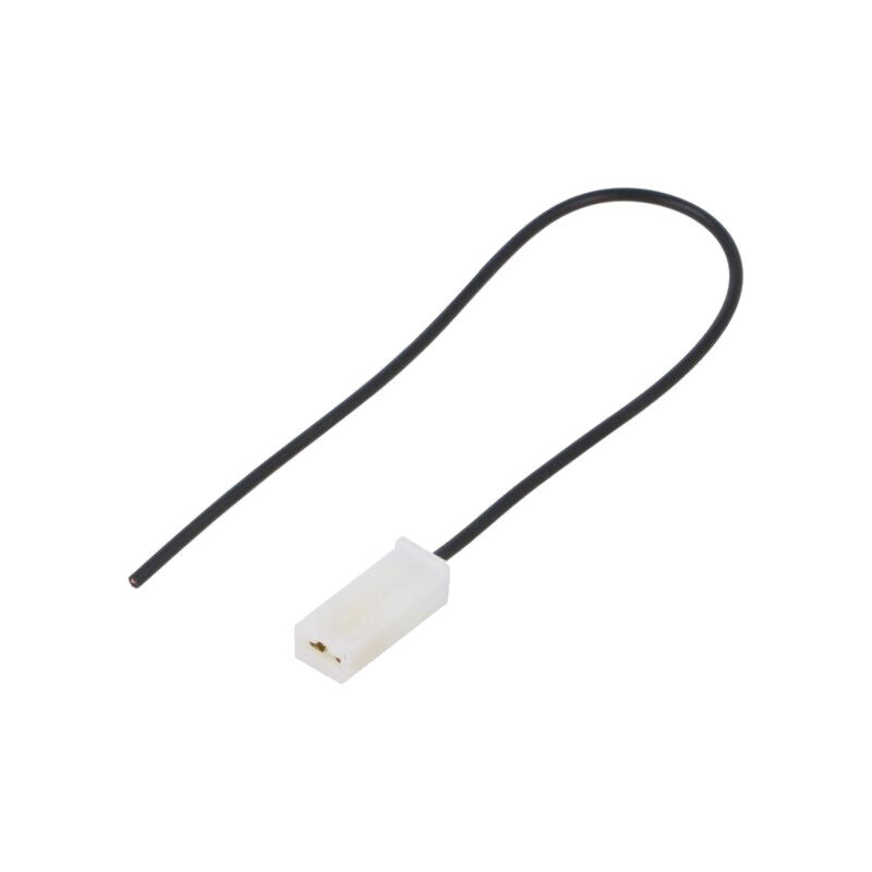 Cable: cable with crimped terminals; black; Len: 250mm; H05V-K
