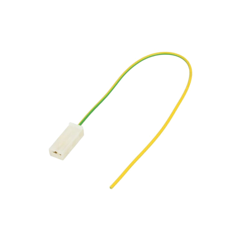 Cable: cable with crimped terminals; yellow-green; Len: 250mm Cable: cable with crimped terminals; yellow-green; Len: 250mm