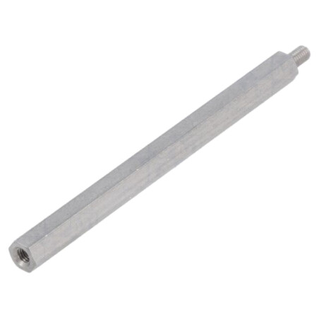 Piuliţă-distanţieră filetată; 70mm; Filet int: M3; Filet ext: M3