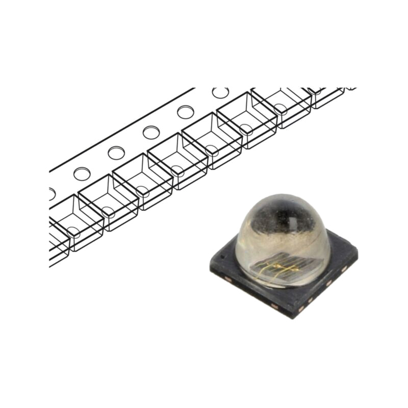 Emiţător IR; 3838; 940÷970nm; transparent; 650mW; 50°; 1,4VDC; SMD Emiţător IR; 3838; 940÷970nm; transparent; 650mW; 50°; 1,4VDC; SMD