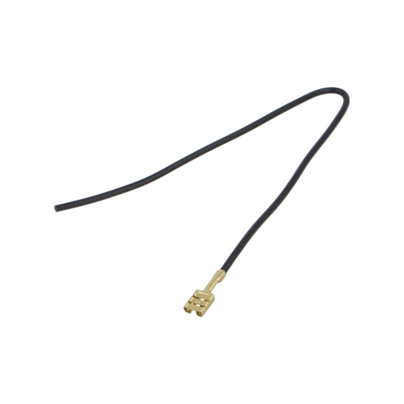 Cable: cable with crimped terminals; black; Len: 250mm; H05V-K