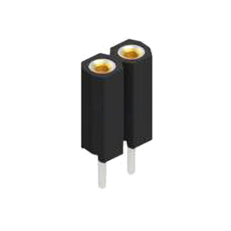 Conector: şiruri pini; soclu; mamă; PIN: 2; BL 5; 3A; 150V; drept; THT