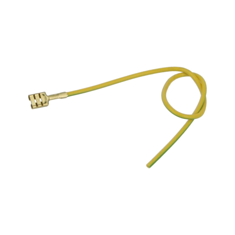 Cable: cable with crimped terminals; yellow-green; Len: 250mm