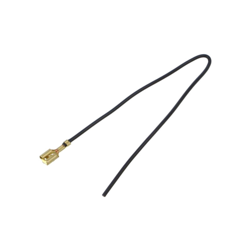 Cable: cable with crimped terminals; black; Len: 250mm; H05V-K