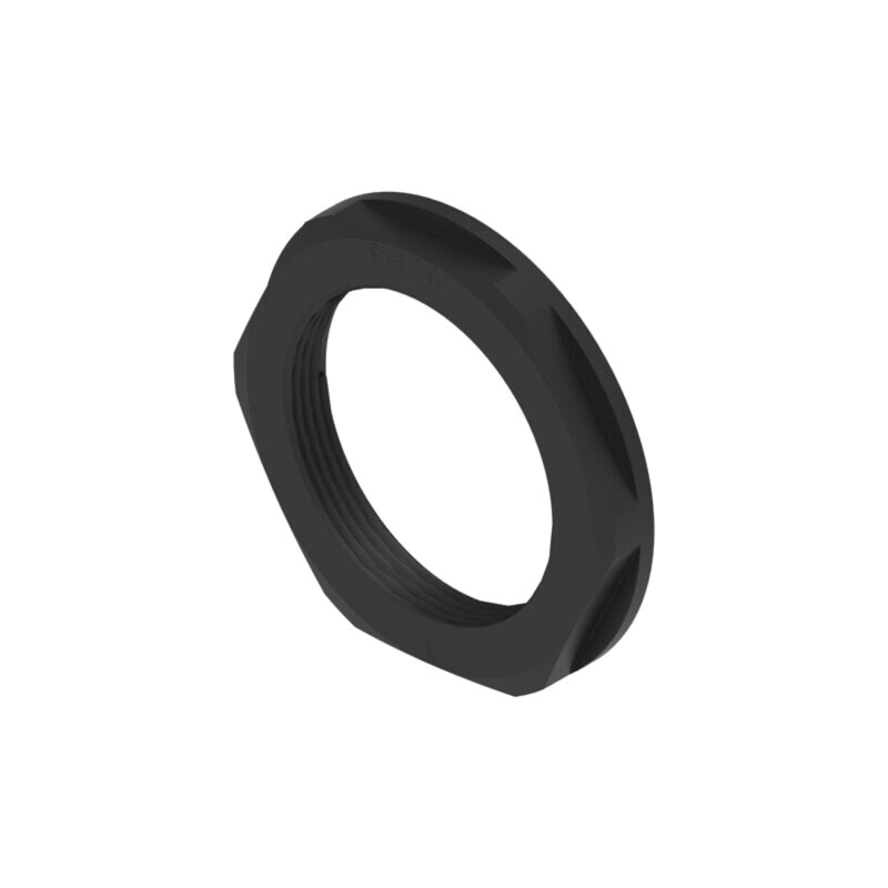 Piuliţă; PG36; poliamidă; 60mm; neagră; Filet: PG; Entrelec Piuliţă; PG36; poliamidă; 60mm; neagră; Filet: PG; Entrelec