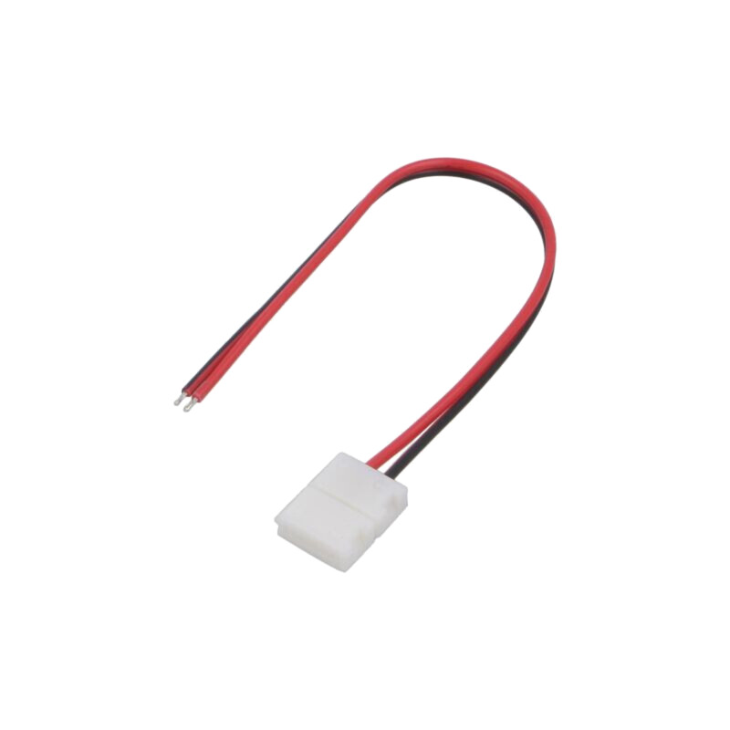 LED tape connector; for tape-wire connection; with leads; 6A