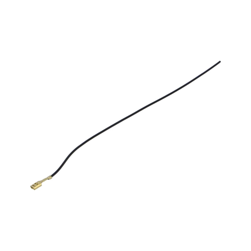 Cable: cable with crimped terminals; black; Len: 250mm; H05V-K