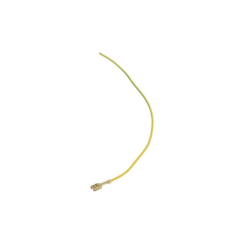 Cable: cable with crimped terminals; yellow-green; Len: 250mm