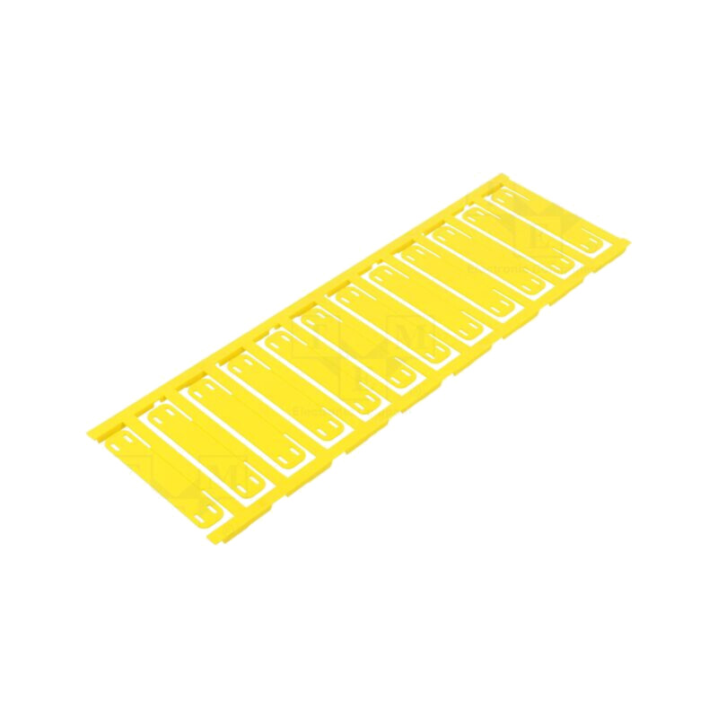 Etichetă; 7÷40mm; poliamidă 66; galbenă; -40÷100°C; UL94V-2