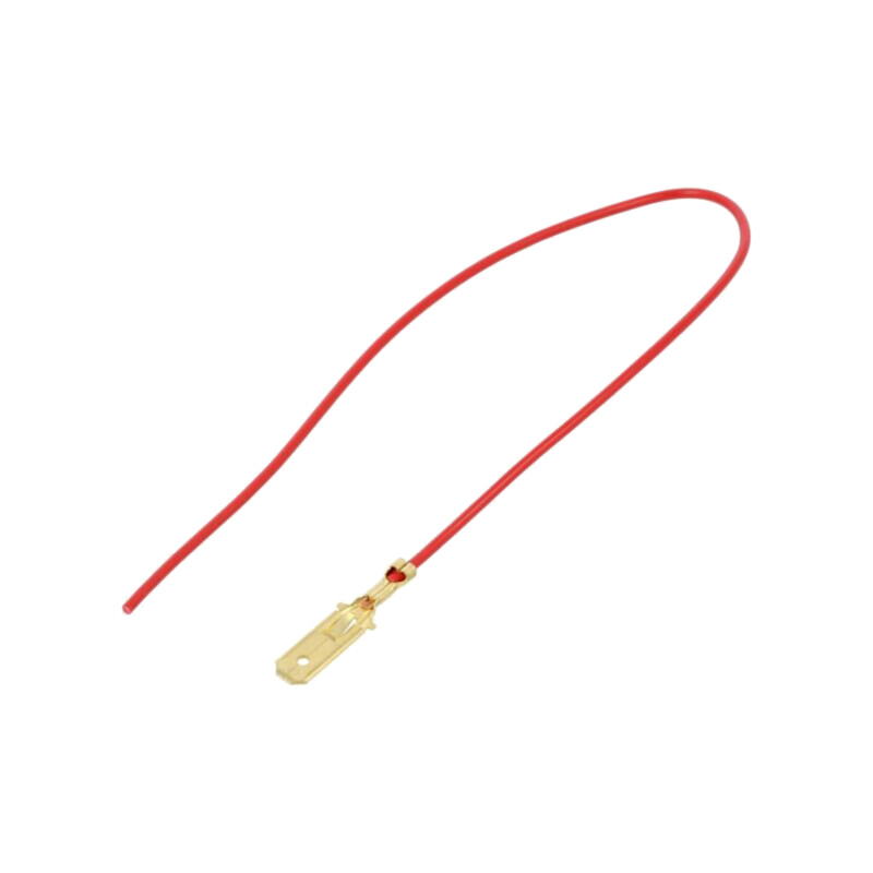 Cable: cable with crimped terminals; red; Len: 250mm; H05V-K Cable: cable with crimped terminals; red; Len: 250mm; H05V-K