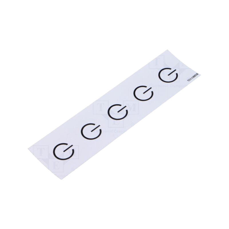 Tăbliţă descriptivă; Ø18mm