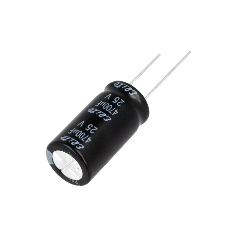 Condensator: electrolitic; THT; 4700uF; 25VDC; Ø16x32mm; ±20%; PF