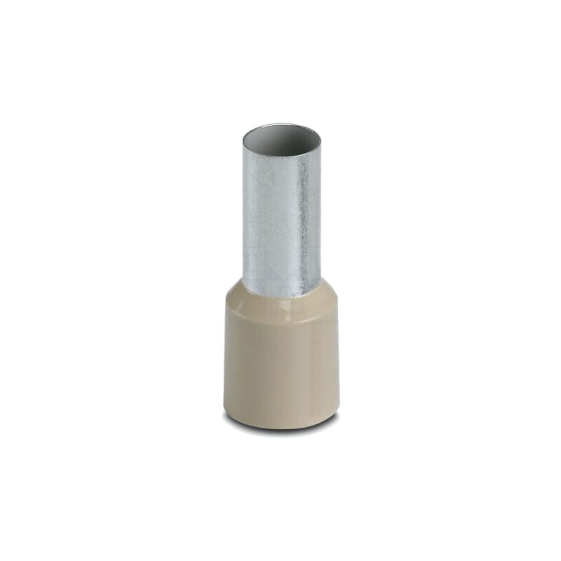 Vârf: tub de capăt; izolată; cupru; 35mm2; Lung.capăt: 16mm; bej