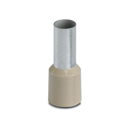 Vârf: tub de capăt; izolată; cupru; 35mm2; Lung.capăt: 16mm; bej