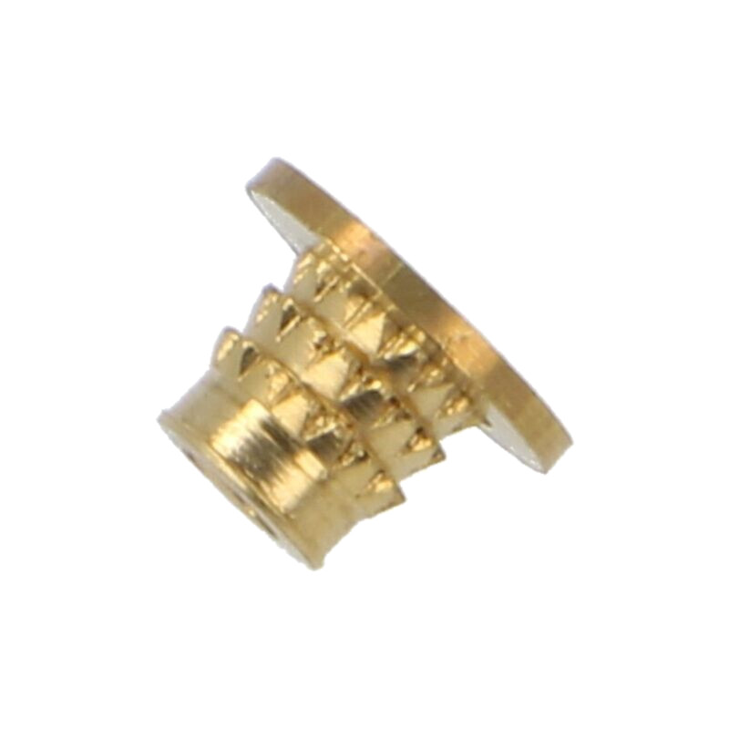 Adaos filetat; alamă; M2,5; BN 37896; Lung: 4,1mm; pt.plastic