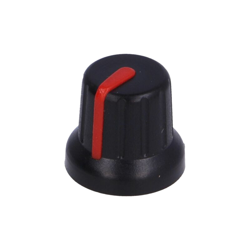 Buton rotativ; miniaturale,cu indicator; ABS; Øax: 6mm; Ø16x14mm Buton rotativ; miniaturale,cu indicator; ABS; Øax: 6mm; Ø16x14mm