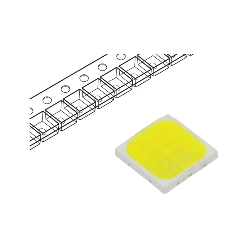 LED putere; alb rece; EMITER; 3W; 6500K; 120°; 180/640/800mA; 5050 LED putere; alb rece; EMITER; 3W; 6500K; 120°; 180/640/800mA; 5050
