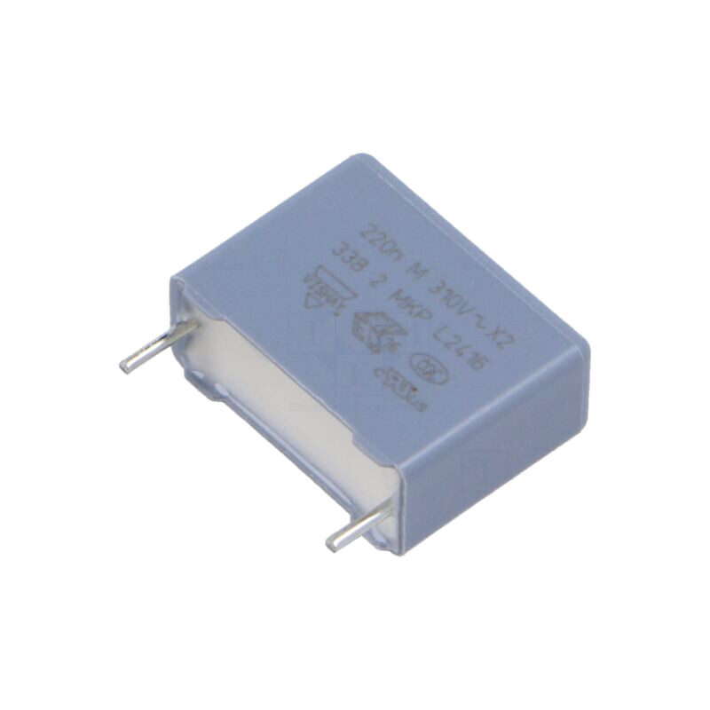 Condensator: cu polipropilenă; X2; 220nF; 800VDC; 310VAC; THT; ±20% Condensator: cu polipropilenă; X2; 220nF; 800VDC; 310VAC; THT; ±20%