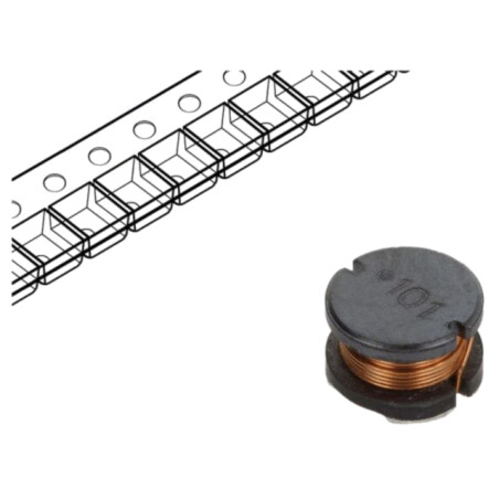 Inductor: fir; SMD; 220uH; 490mA; ±10%; Ø: 7,8mm; 960mΩ; H: 5,3mm