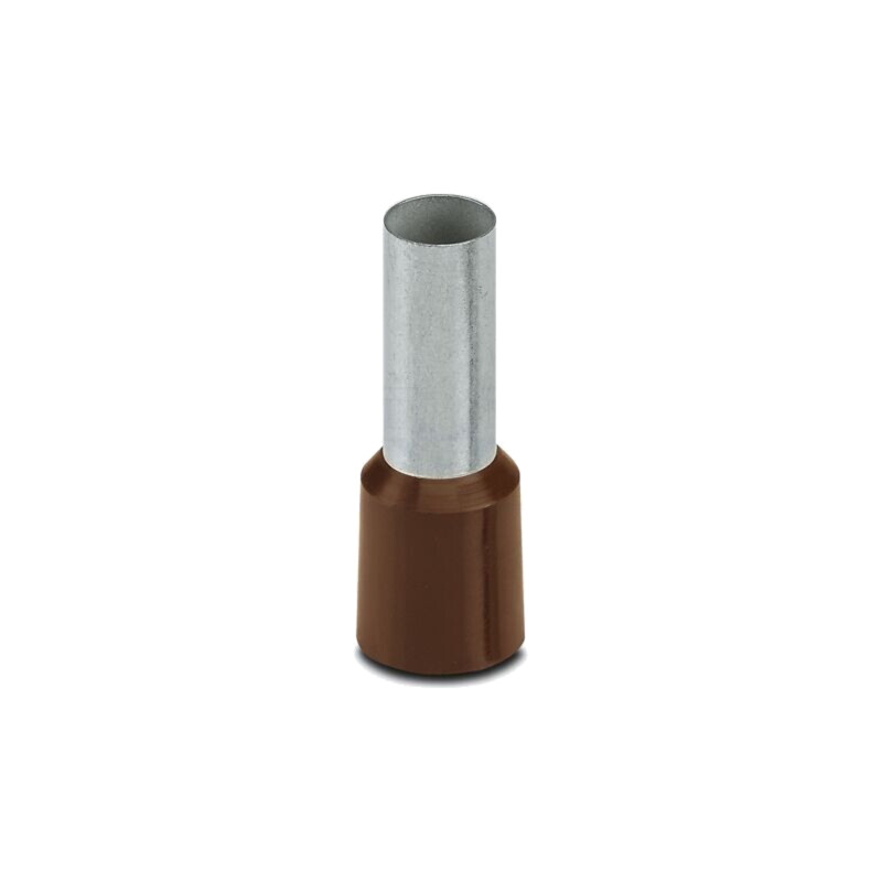 Vârf: tub de capăt; izolată; cupru; 25mm2; Lung.capăt: 16mm; maro Vârf: tub de capăt; izolată; cupru; 25mm2; Lung.capăt: 16mm; maro
