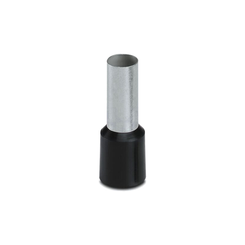 Vârf: tub de capăt; izolată; cupru; 25mm2; Lung.capăt: 16mm; neagră