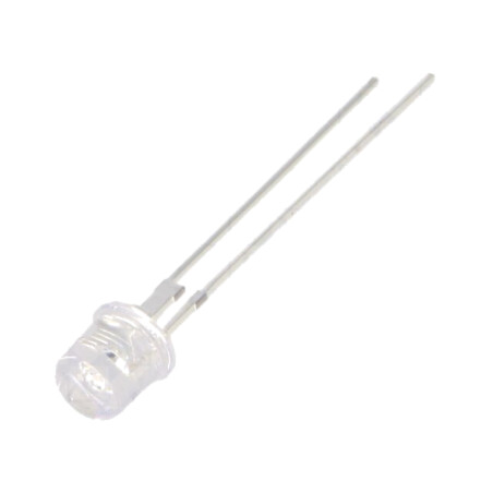 LED; albastru; 5mm; 4200÷5800mcd; 140°; Parte frontală: plat