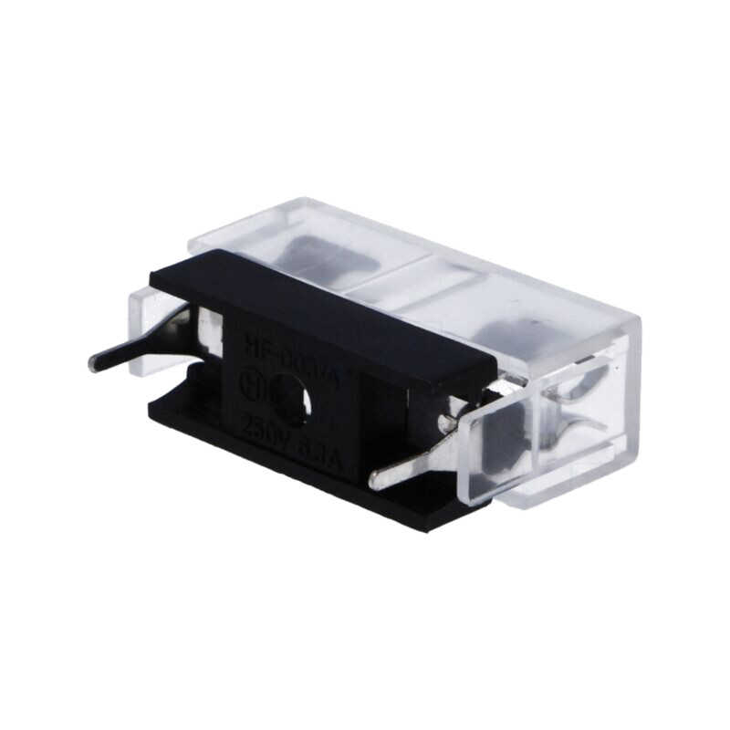 Soclu cu protecţie; 5x20mm; 6A; 250V; 20mΩ Soclu cu protecţie; 5x20mm; 6A; 250V; 20mΩ