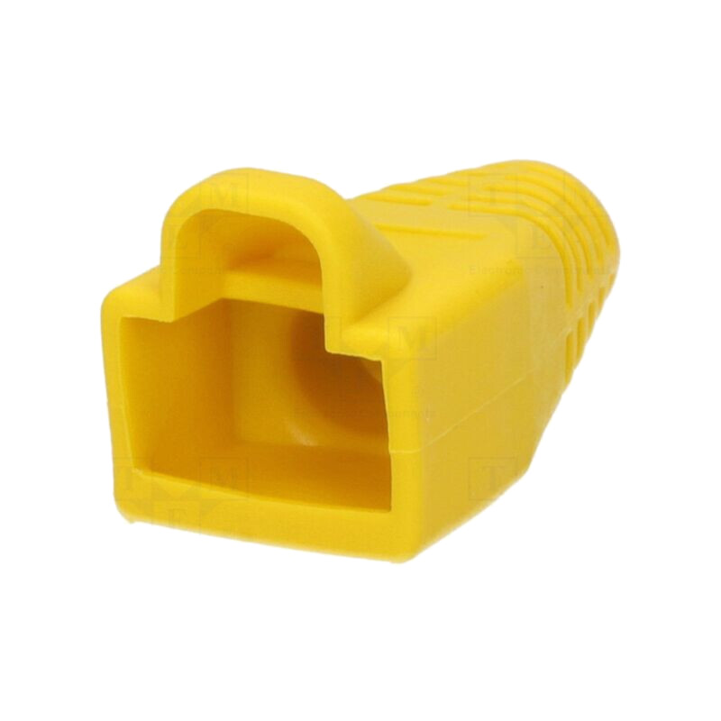 Protecţie mufă RJ45; 6mm; galbenă