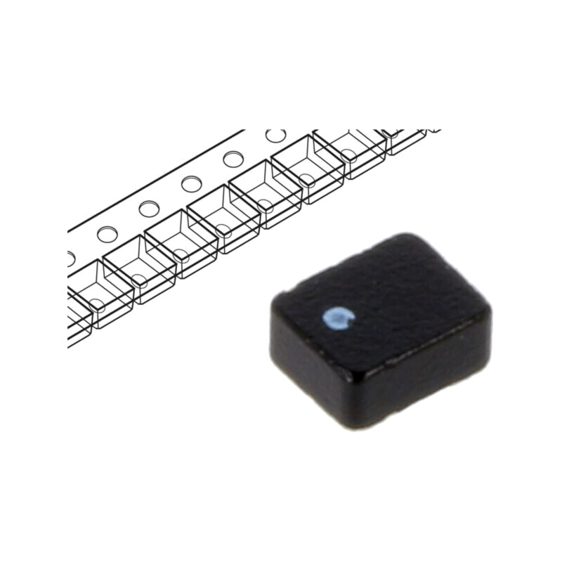 Inductor: bobină; 0806; 3,3uH; Ilucru: 2,1A; 140mΩ; ±20%; Isat: 2,4A