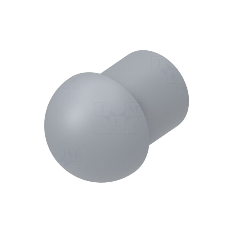 Capac de protecţie; poliamidă; gri; Entrelec; Ø: 12mm; L: 13mm