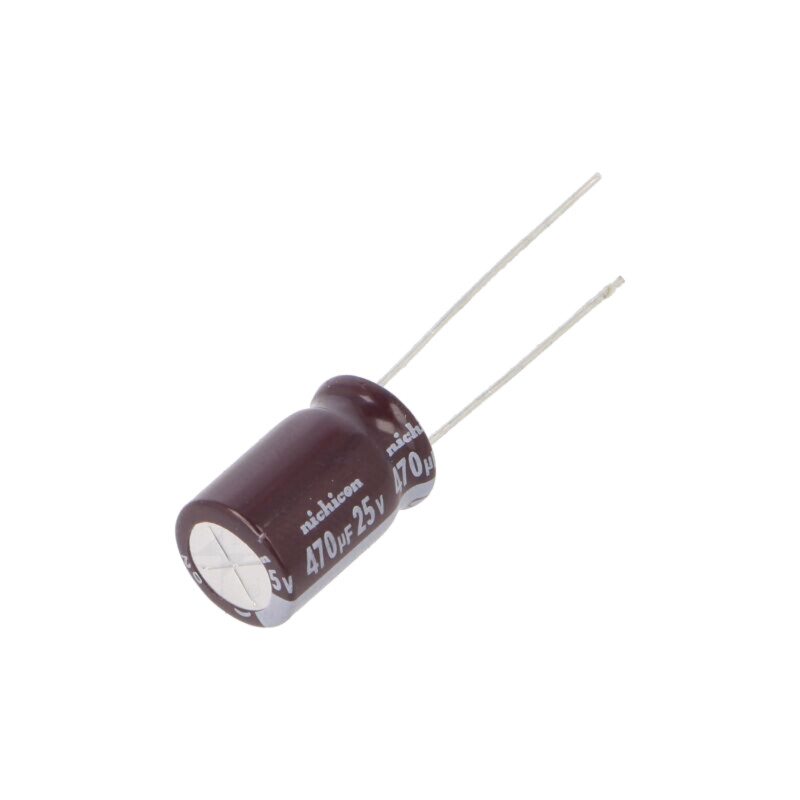 Condensator: electrolitic; low ESR; THT; 470uF; 25VDC; Ø10x16mm