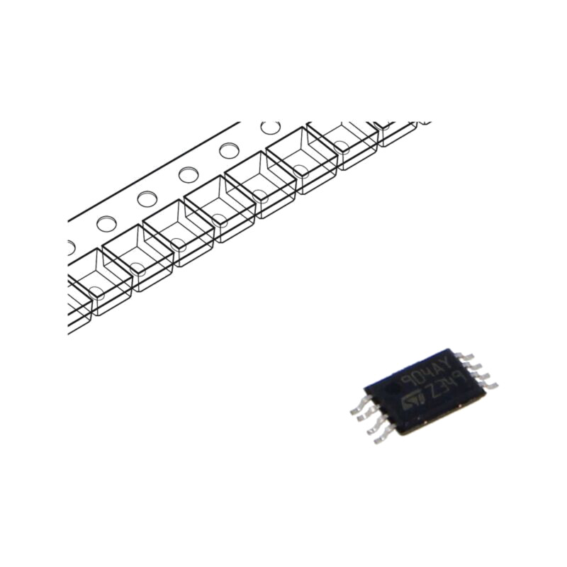IC: amplificator operaţional; 1,1MHz; 3÷30V; Ch: 2; TSSOP8