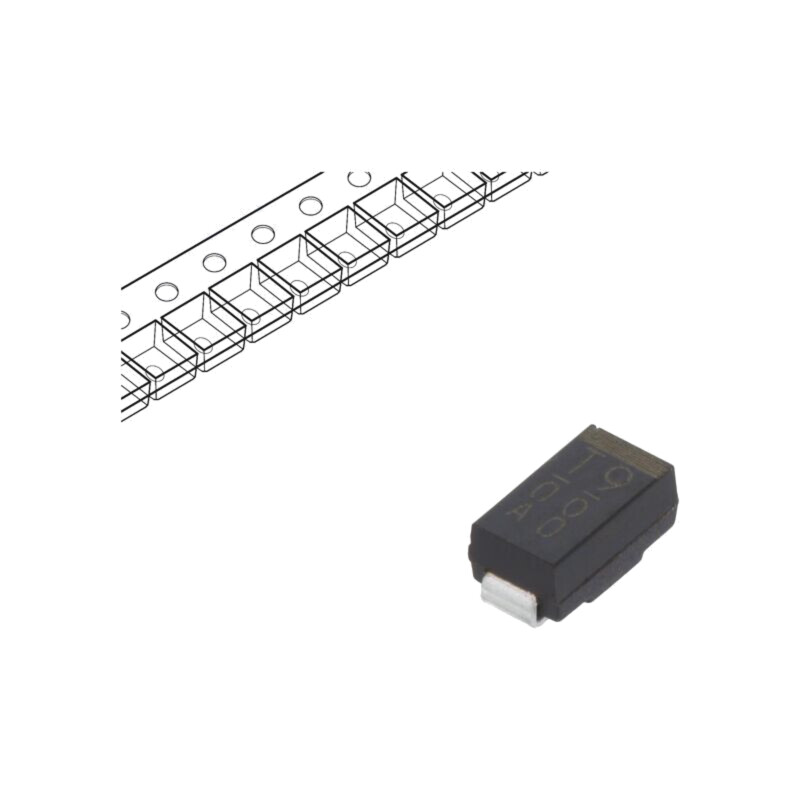 Diodă: TVS; 310W; 235V; unidirecţională; 1F (DO214AC)