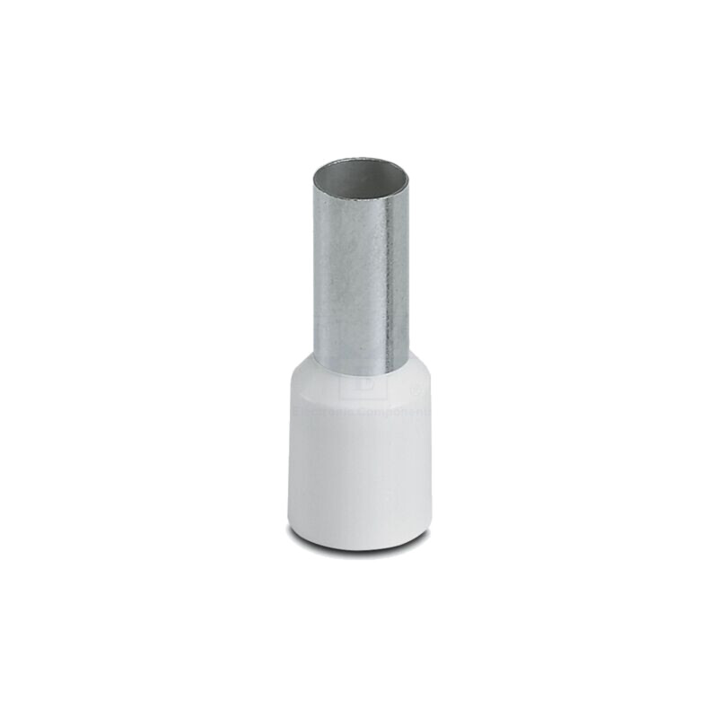 Vârf: tub de capăt; izolată; cupru; 16mm2; Lung.capăt: 12mm; albă
