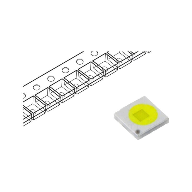 LED putere; alb rece; EMITER; 3W; 6000K; 130÷160lm; 120°; 700mA LED putere; alb rece; EMITER; 3W; 6000K; 130÷160lm; 120°; 700mA
