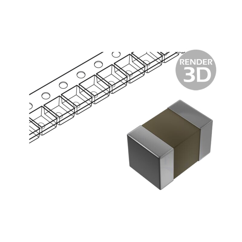 Condensator: ceramic; MLCC; 10uF; 16V; X7S; ±10%; SMD; 0805; 180mm