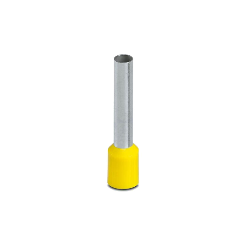 Vârf: tub de capăt; izolată; cupru; 6mm2; Lung.capăt: 18mm; galbenă Vârf: tub de capăt; izolată; cupru; 6mm2; Lung.capăt: 18mm; galbenă