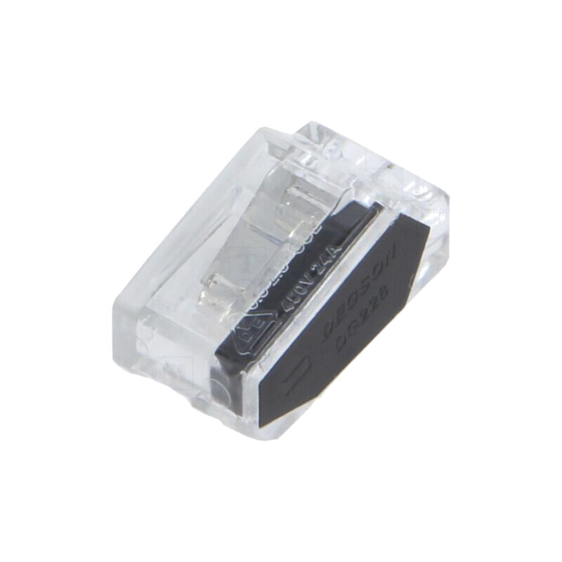 Cu eliberare rapidă; 24A; 450V; bornă cu arc; L: 19,1mm; piste: 1 Cu eliberare rapidă; 24A; 450V; bornă cu arc; L: 19,1mm; piste: 1