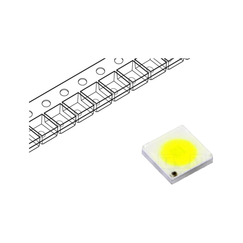 LED putere; alb rece; EMITER; 1W; 6000K; 100÷130lm; 120°; 350mA LED putere; alb rece; EMITER; 1W; 6000K; 100÷130lm; 120°; 350mA