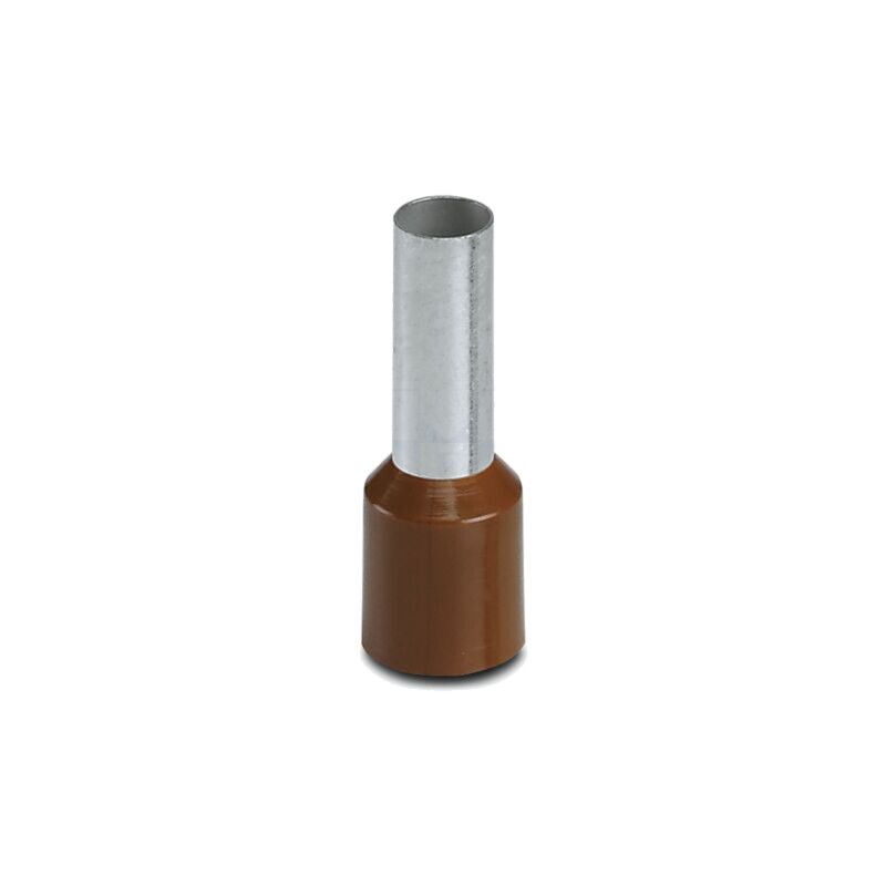 Vârf: tub de capăt; izolată; cupru; 10mm2; Lung.capăt: 12mm; maro Vârf: tub de capăt; izolată; cupru; 10mm2; Lung.capăt: 12mm; maro