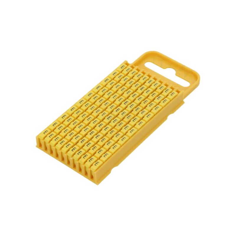 Markere; Marcaj: E; 4,3÷5,3mm; poliamidă; galbenă; -40÷85°C; WIC