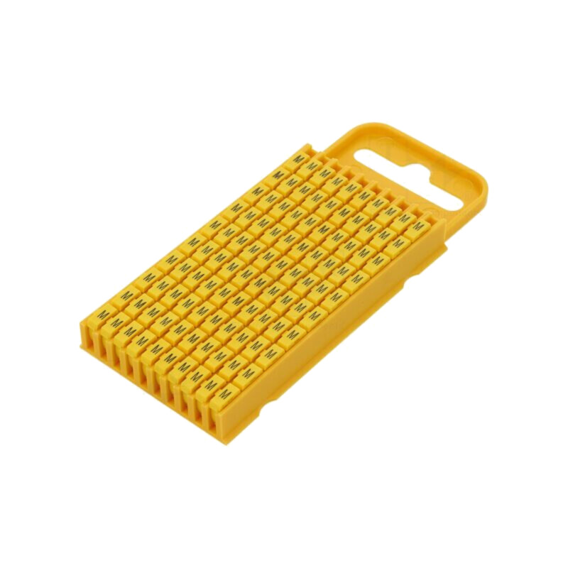 Markere; Marcaj: M; 4,3÷5,3mm; poliamidă; galbenă; -40÷85°C; WIC