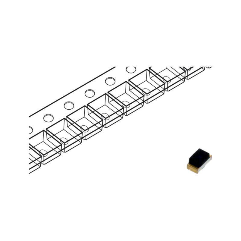 Fototranzistor; SMD; 70mW; Dim: 1,6x0,8x0,8mm; λp max: 940nm; 30V