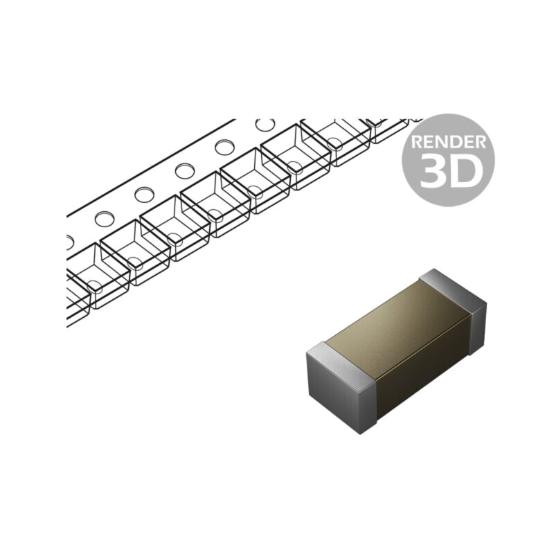 Condensator: ceramic; MLCC; 10pF; 3kV; C0G (NP0); ±5%; SMD; 1808