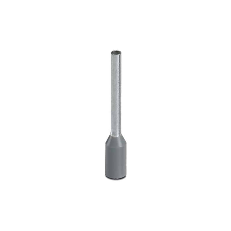 Vârf: tub de capăt; izolată; cupru; 0,75mm2; Lung.capăt: 12mm; gri