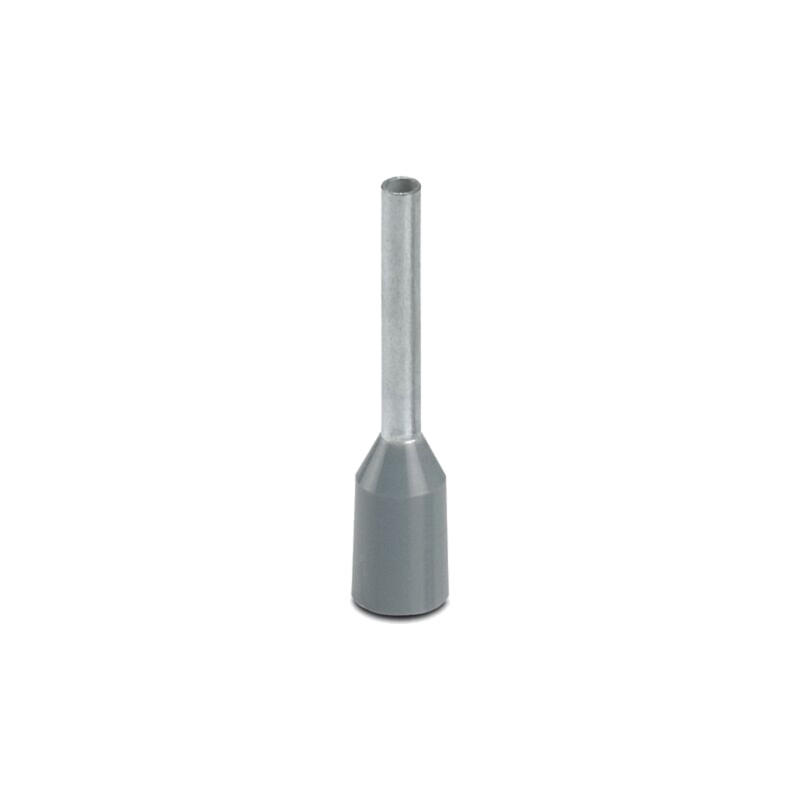 Vârf: tub de capăt; izolată; cupru; 0,75mm2; Lung.capăt: 10mm; gri