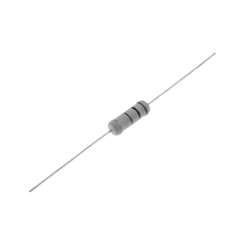 Rezistor: metal oxide; THT; 680kΩ; 5W; ±5%; Ø0,75x36mm; Ø6x17mm